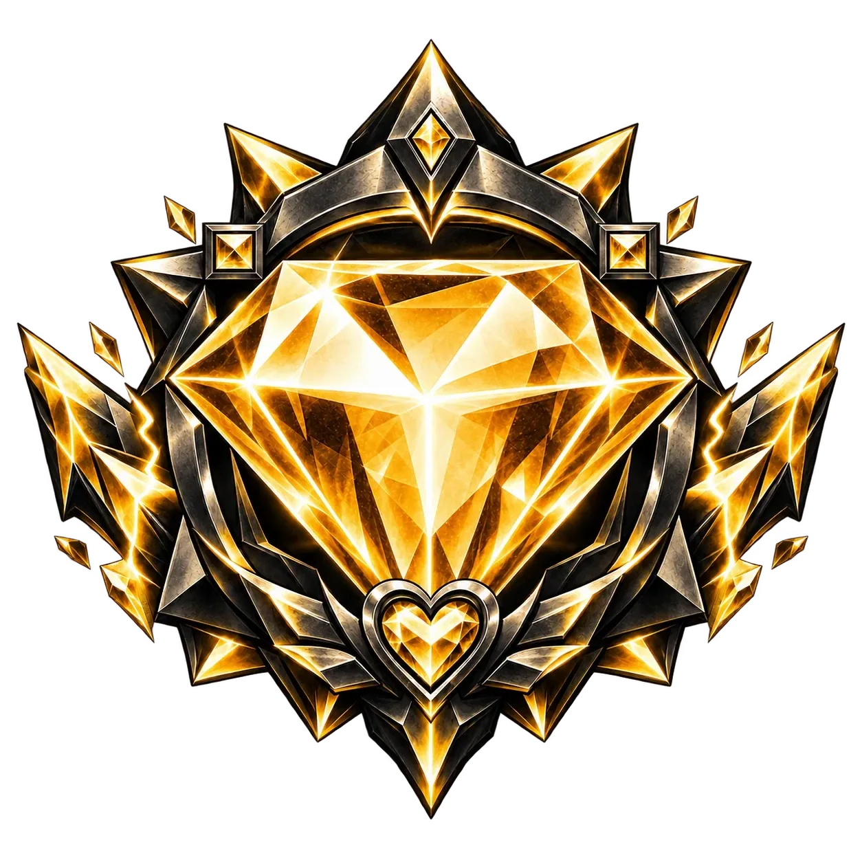 华哥银白钻石徽章
